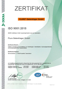 Fluro ISO 9000 Certificate